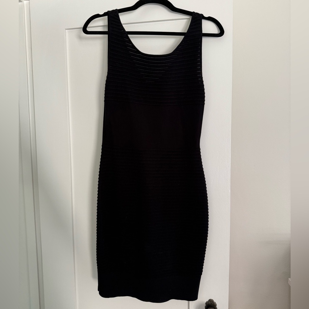 Wolford Elegant Black Sleeveless Knit Dress